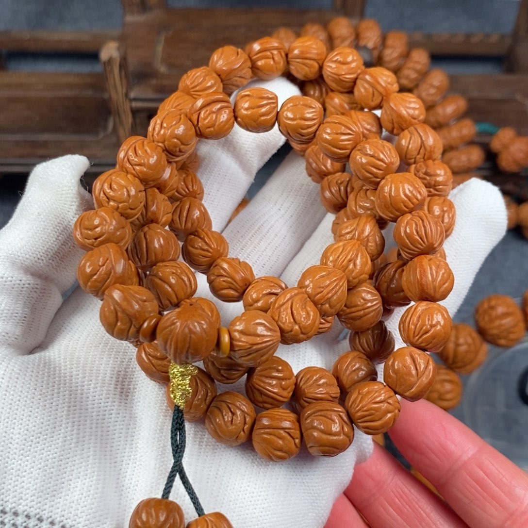 桃核手串9.号龙纹桃核脖挂