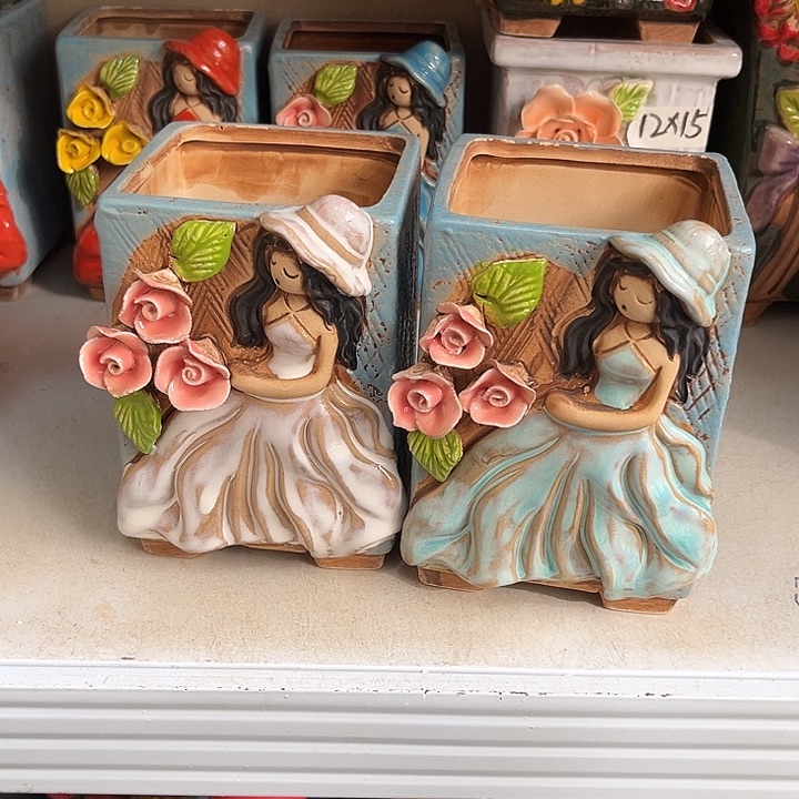 粗陶材质多肉花盆