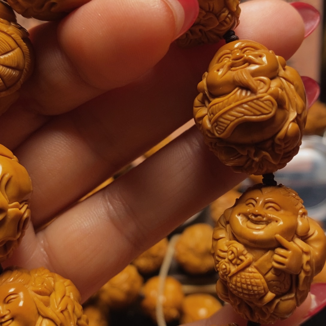 橄榄核手串/手链兜****糖八仙过海