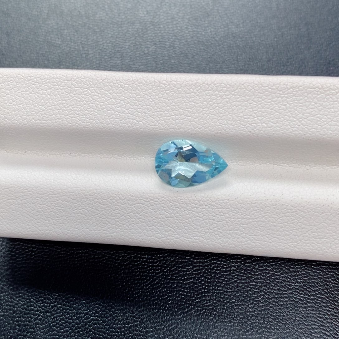 海蓝宝石裸石未镶嵌琪*龟2.66