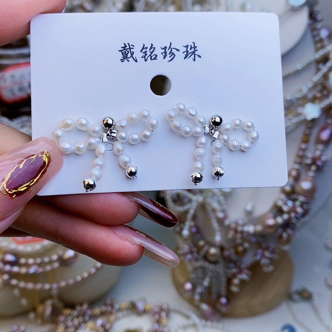 淡水珍珠颈饰银S925镶嵌