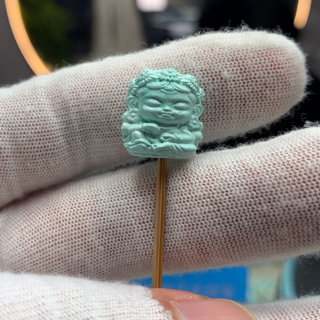 绿松石挂件未镶嵌