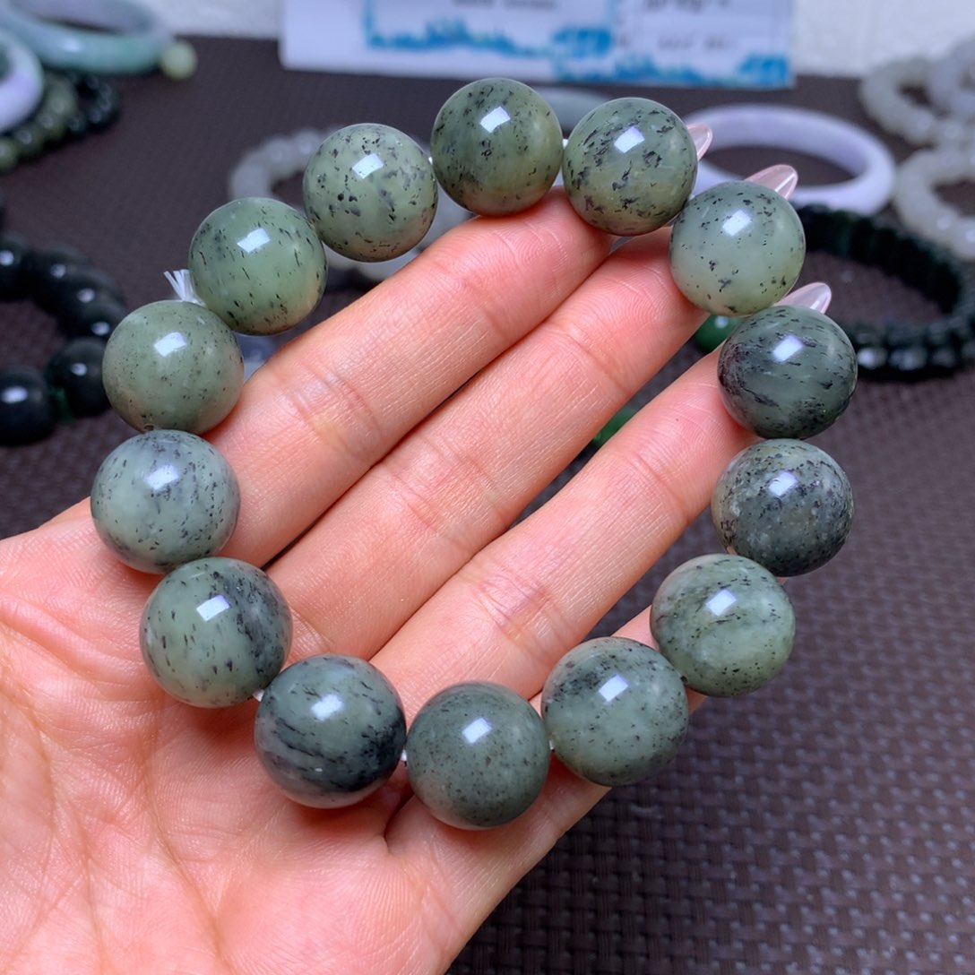 未镶嵌手串和田玉卡16