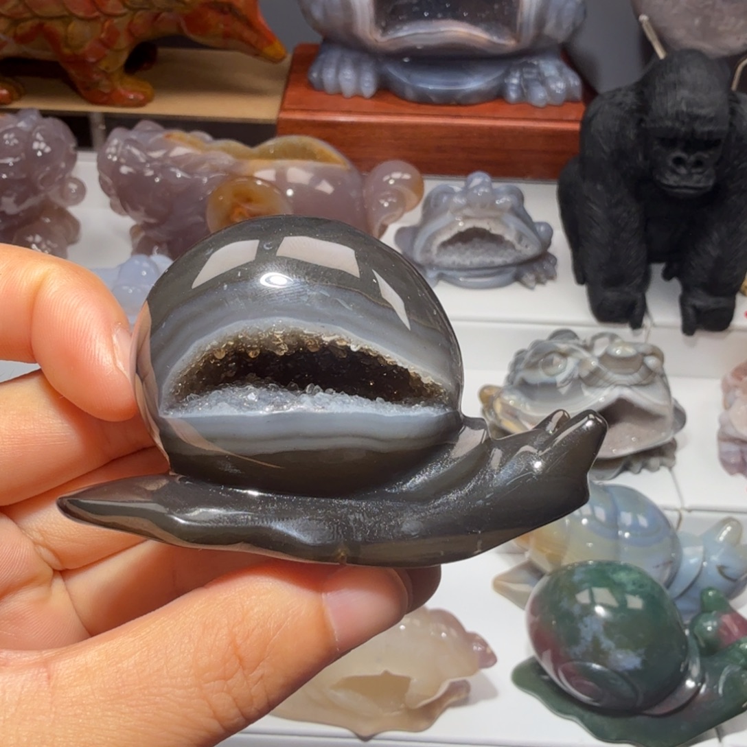 苏***y玛瑙/玉髓未镶嵌挂件