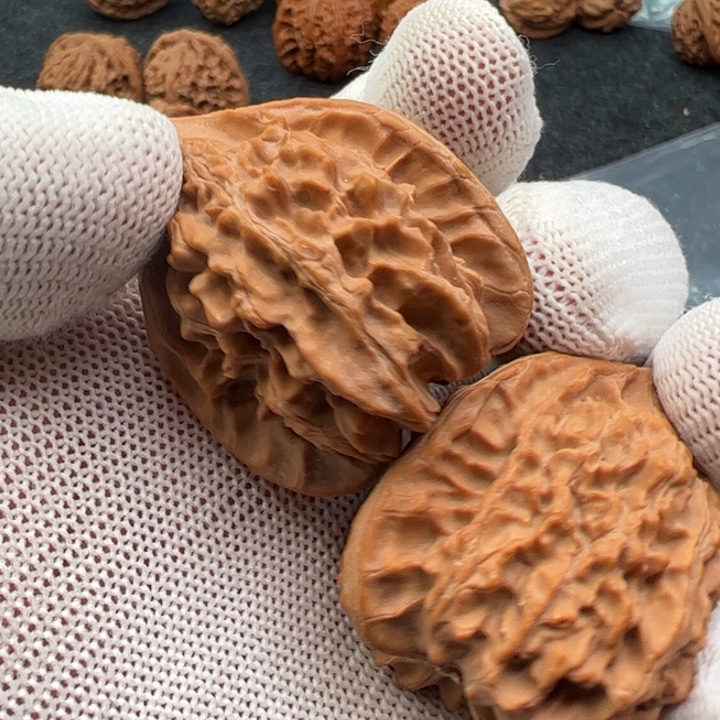 吊坠文玩核桃野生红马蹄154