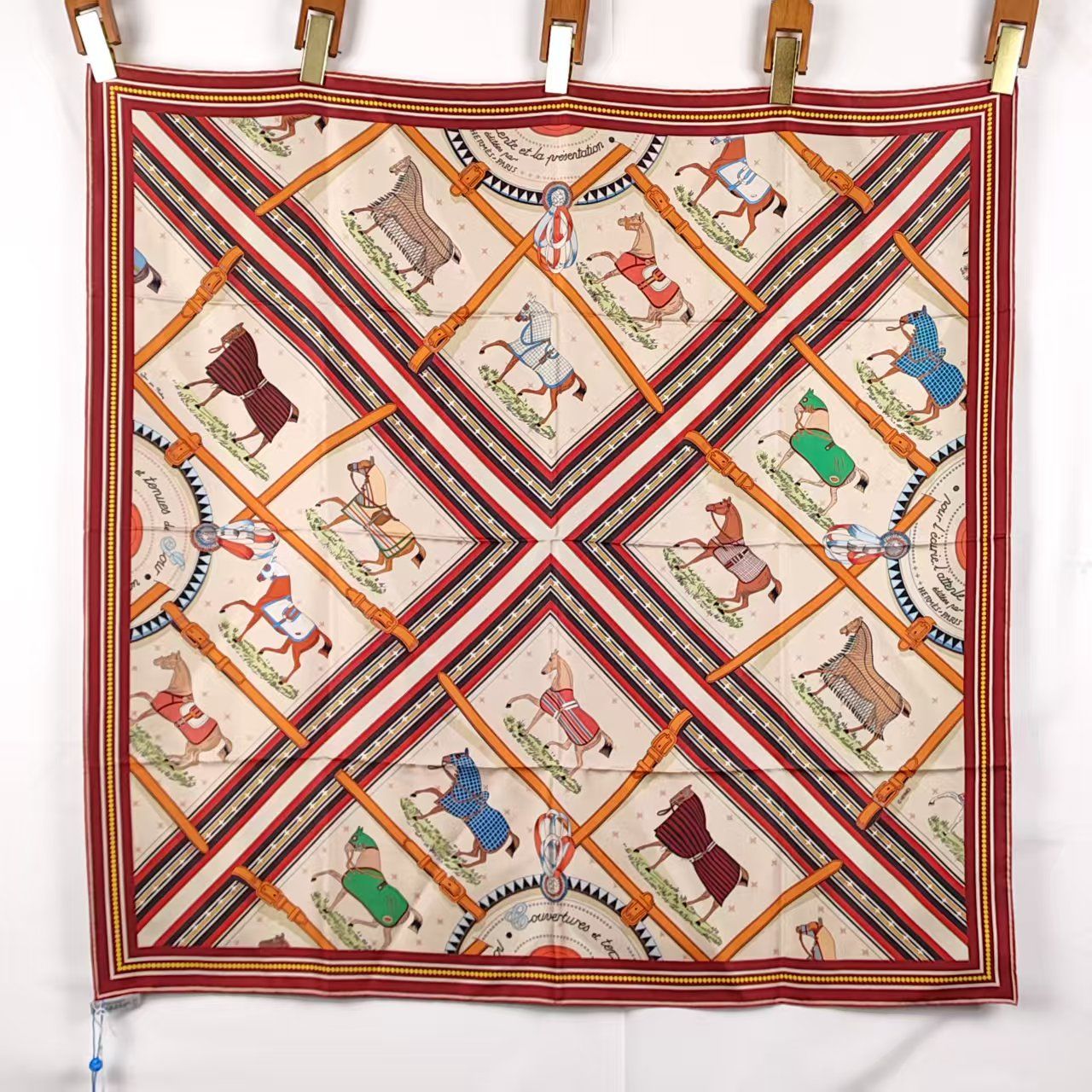 99新 Hermes/爱马仕  海囤J/爱马仕丝巾/90*90/my51258