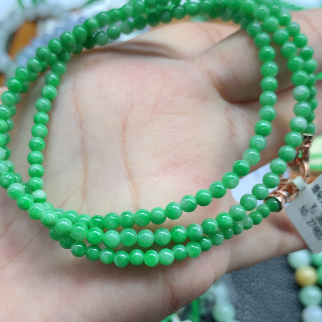 未镶嵌手链翡翠翡翠
