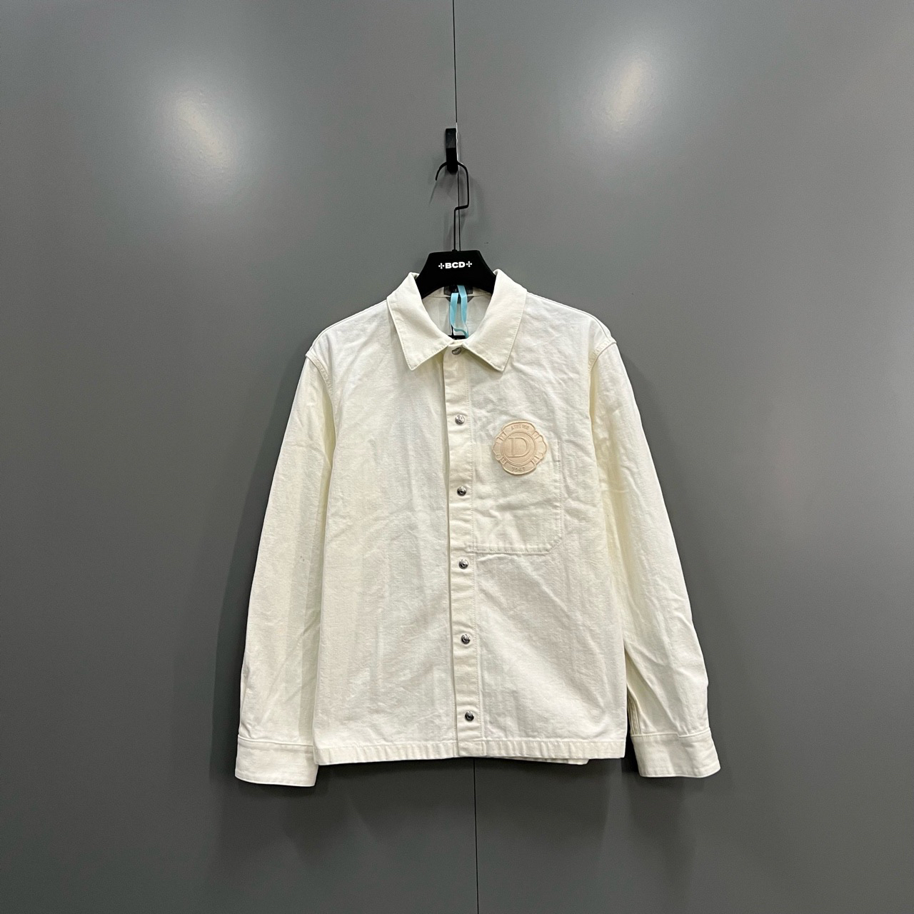95新 DIOR/迪奥 q213米色徽标刺绣logo夹克 48码