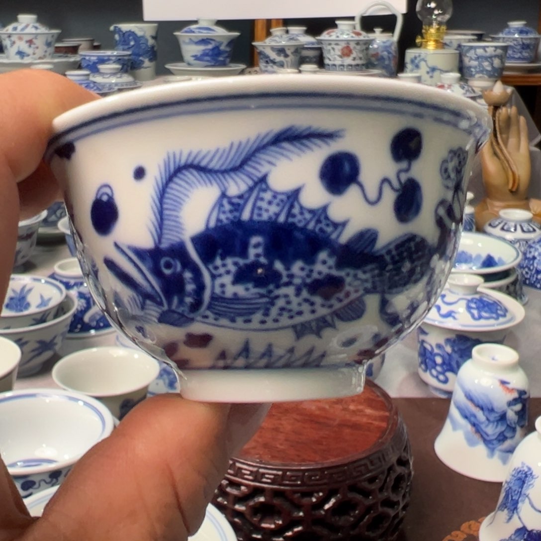 摆件景德镇青花陶瓷