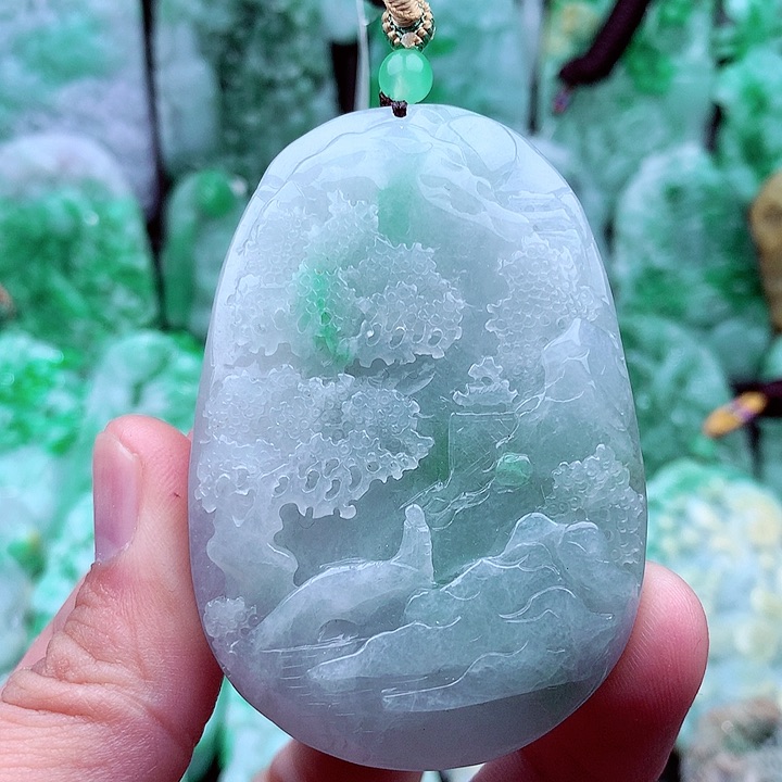 翡翠吊坠(不含链)未镶嵌