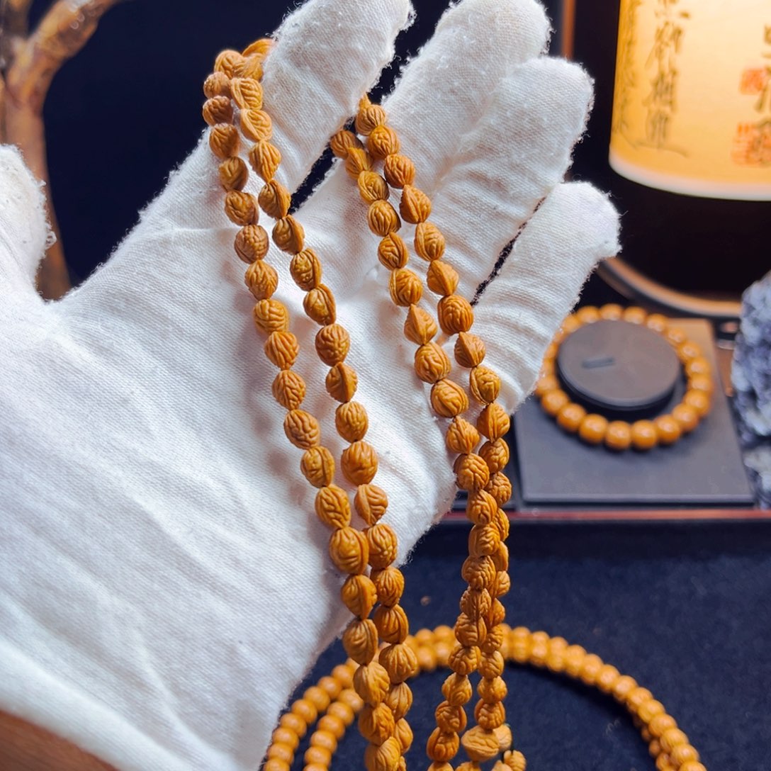 豆***包吊坠桃核野生桃核