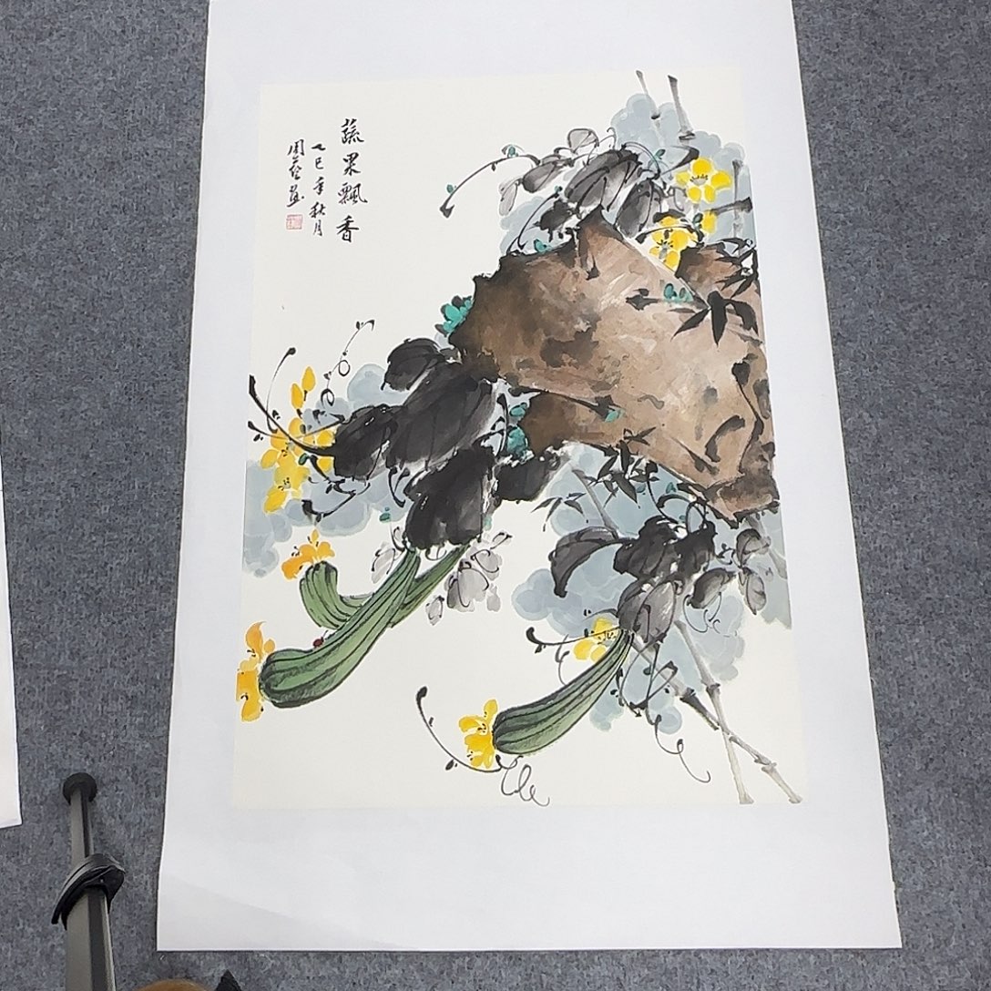 国画68*45纯手绘周艺