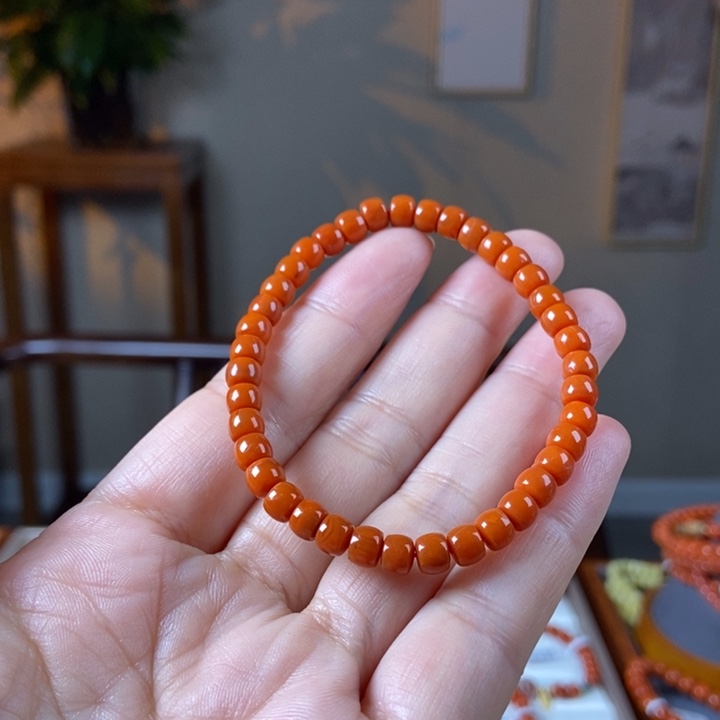 南红玛瑙手链未镶嵌南红5