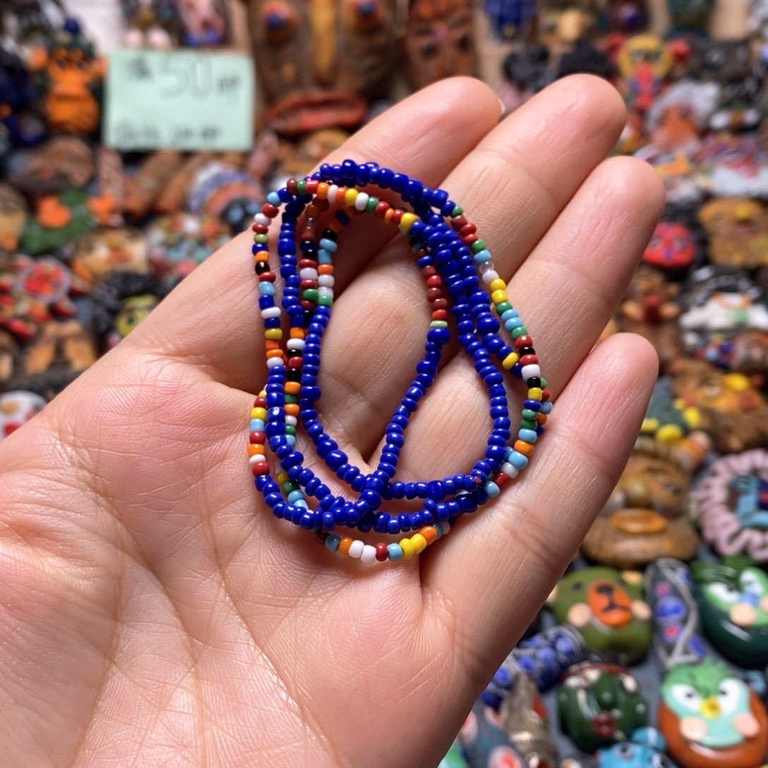 琉璃颈饰印度尼西亚链子