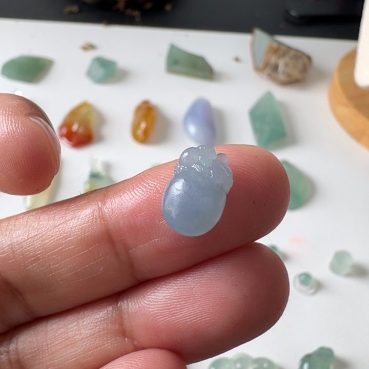 定制翡翠未镶嵌福袋