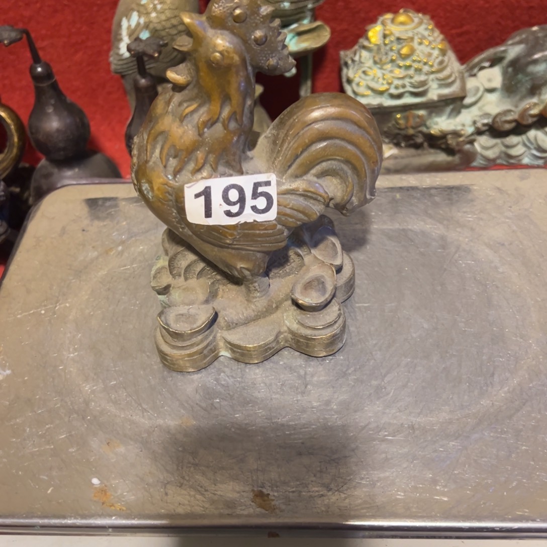 ****变黄铜摆件，文房摆件