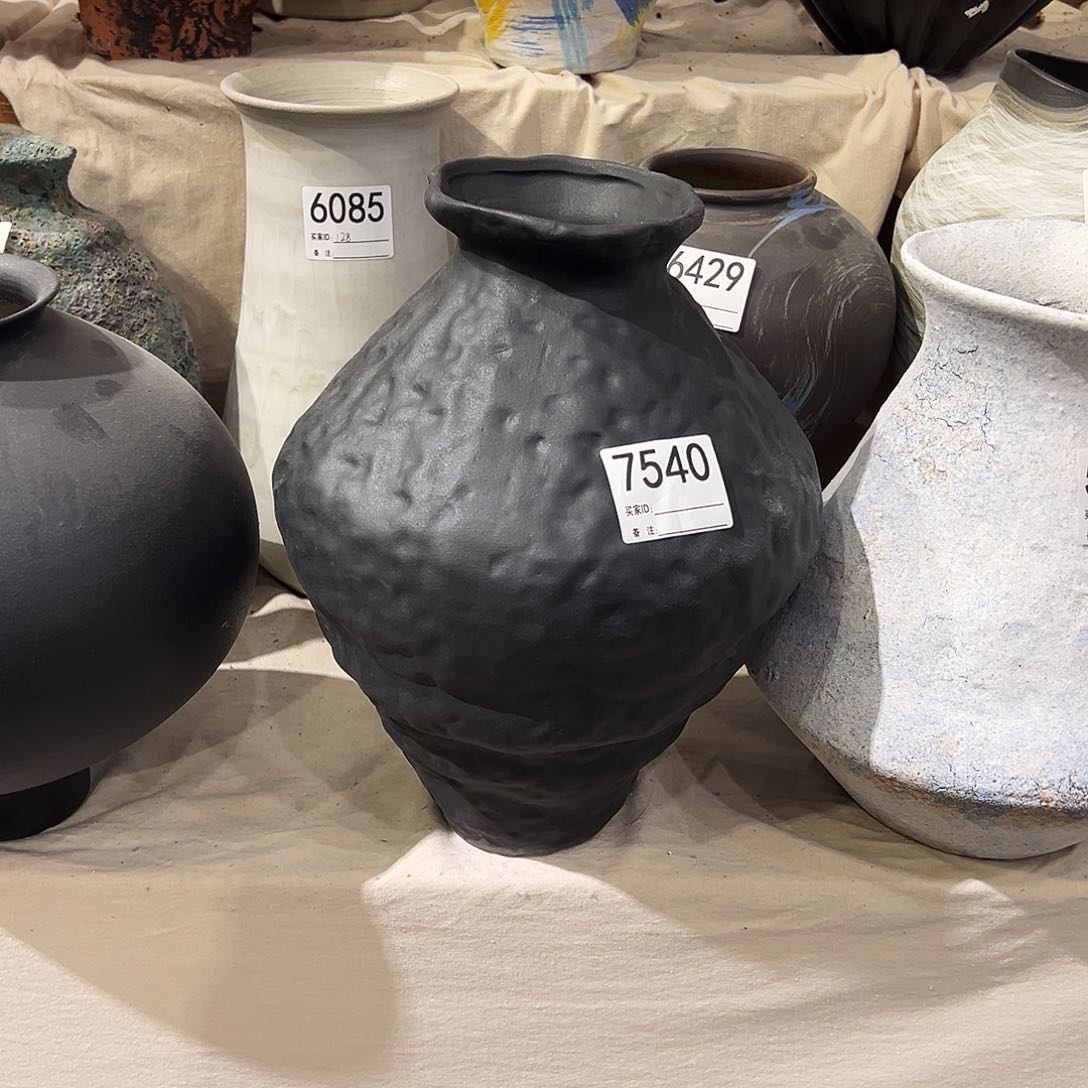 瓶7540高32口8陶瓷花瓶无孔