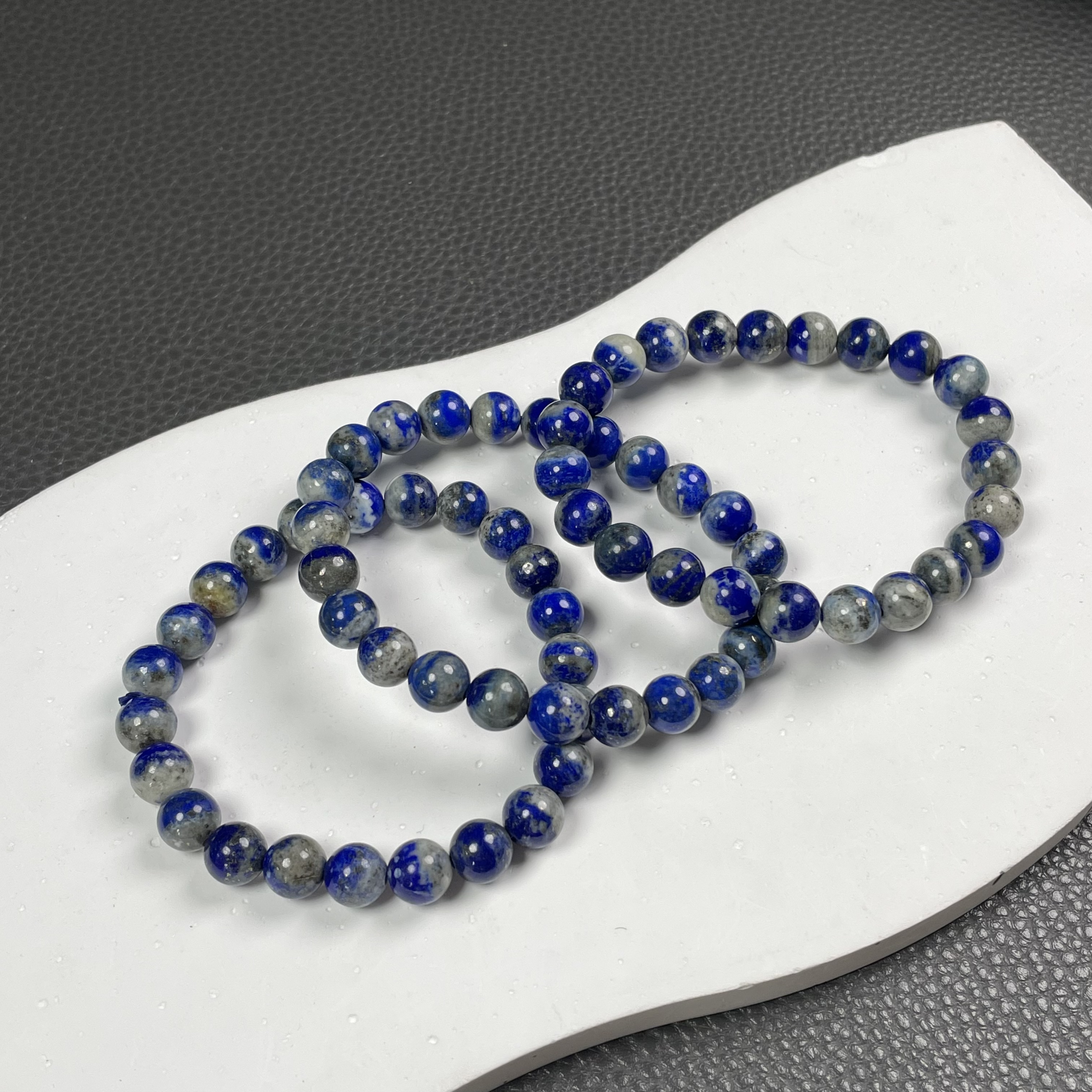 1103青金石卡8手串（多样性发其一）