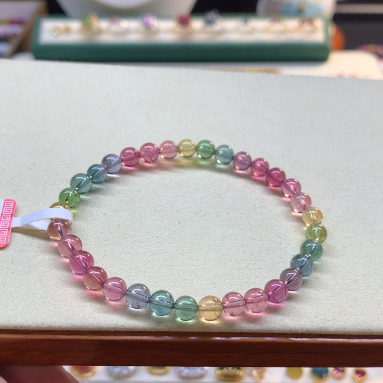 【闪购商品】碧玺手串未镶嵌Z*人鱼色标5.8mm