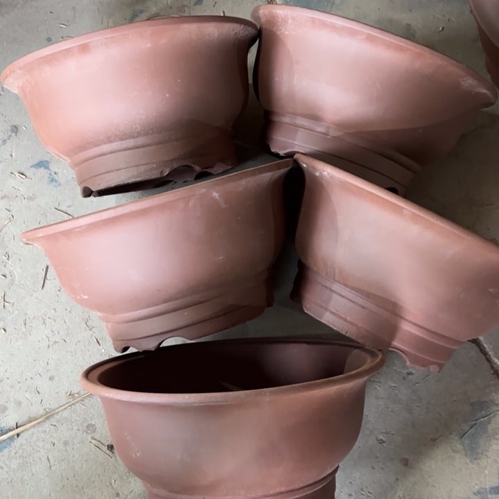 紫砂花盆110-5。 33-16.5。  