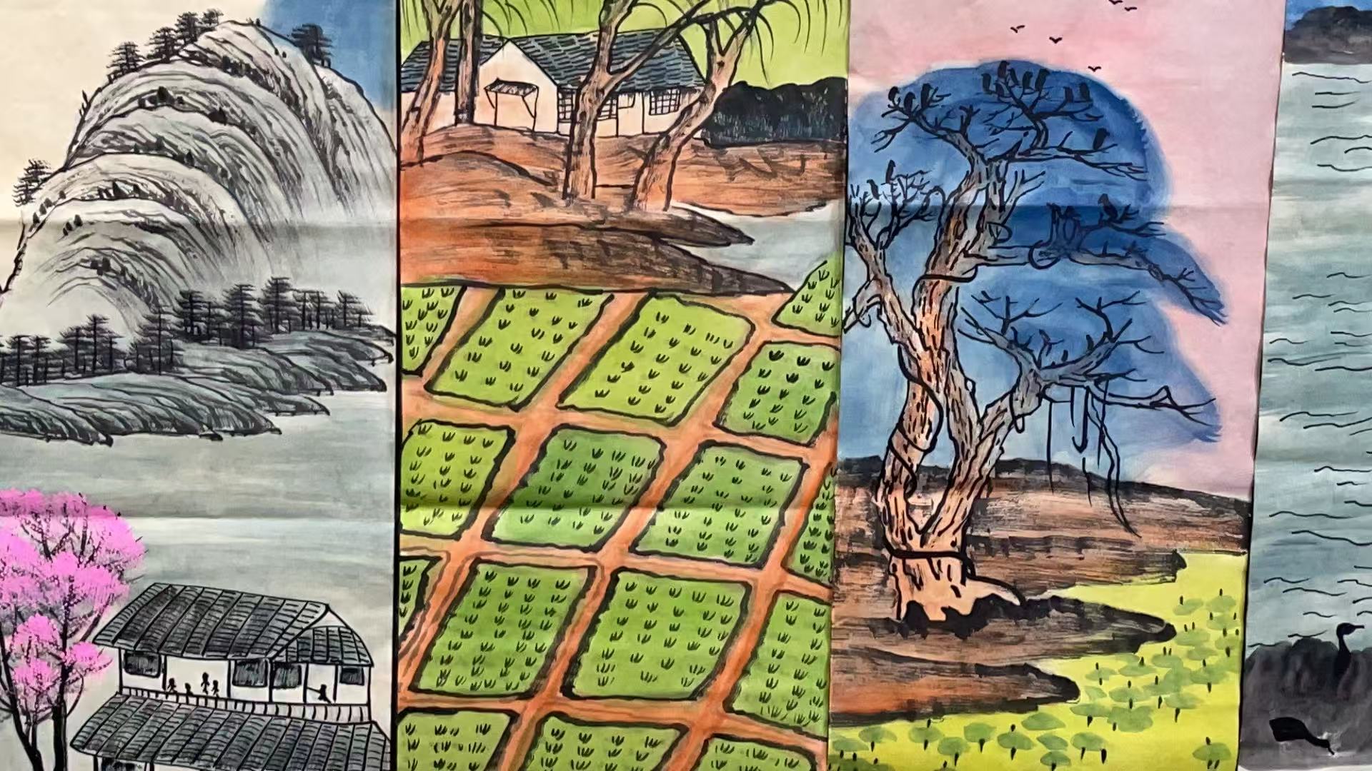 【中瑞】精品四条屏装饰画通用链接