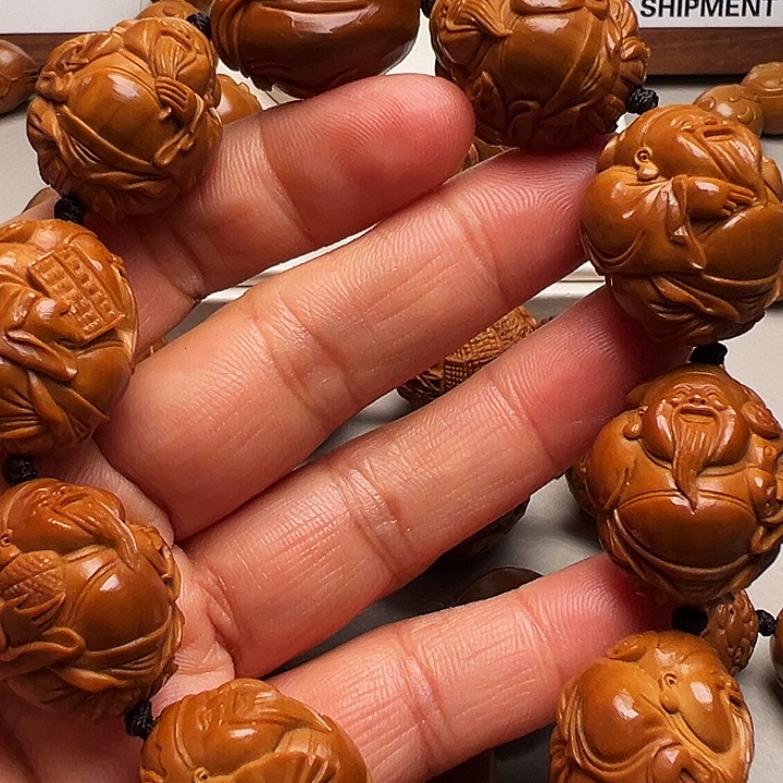 手串/手链橄榄核八方来财