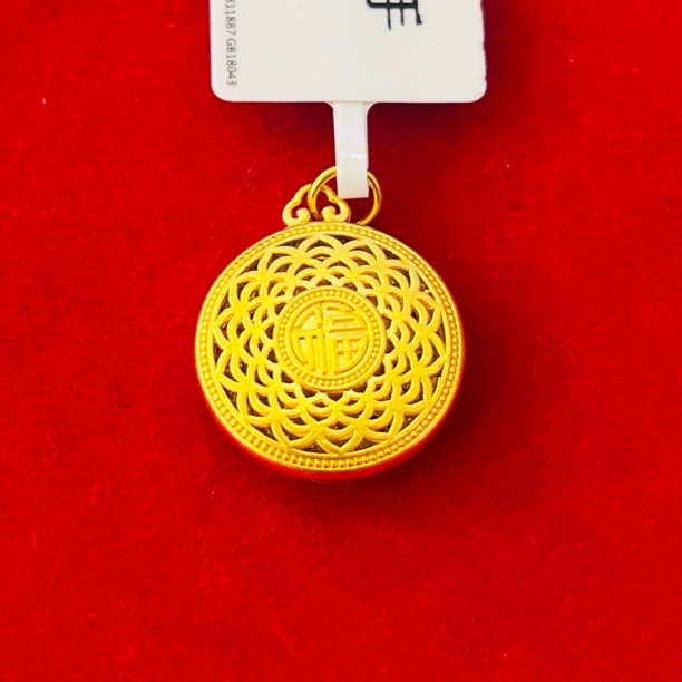 【莹莹专享】足金999投资金 八宝罗盘 ZP 0.91