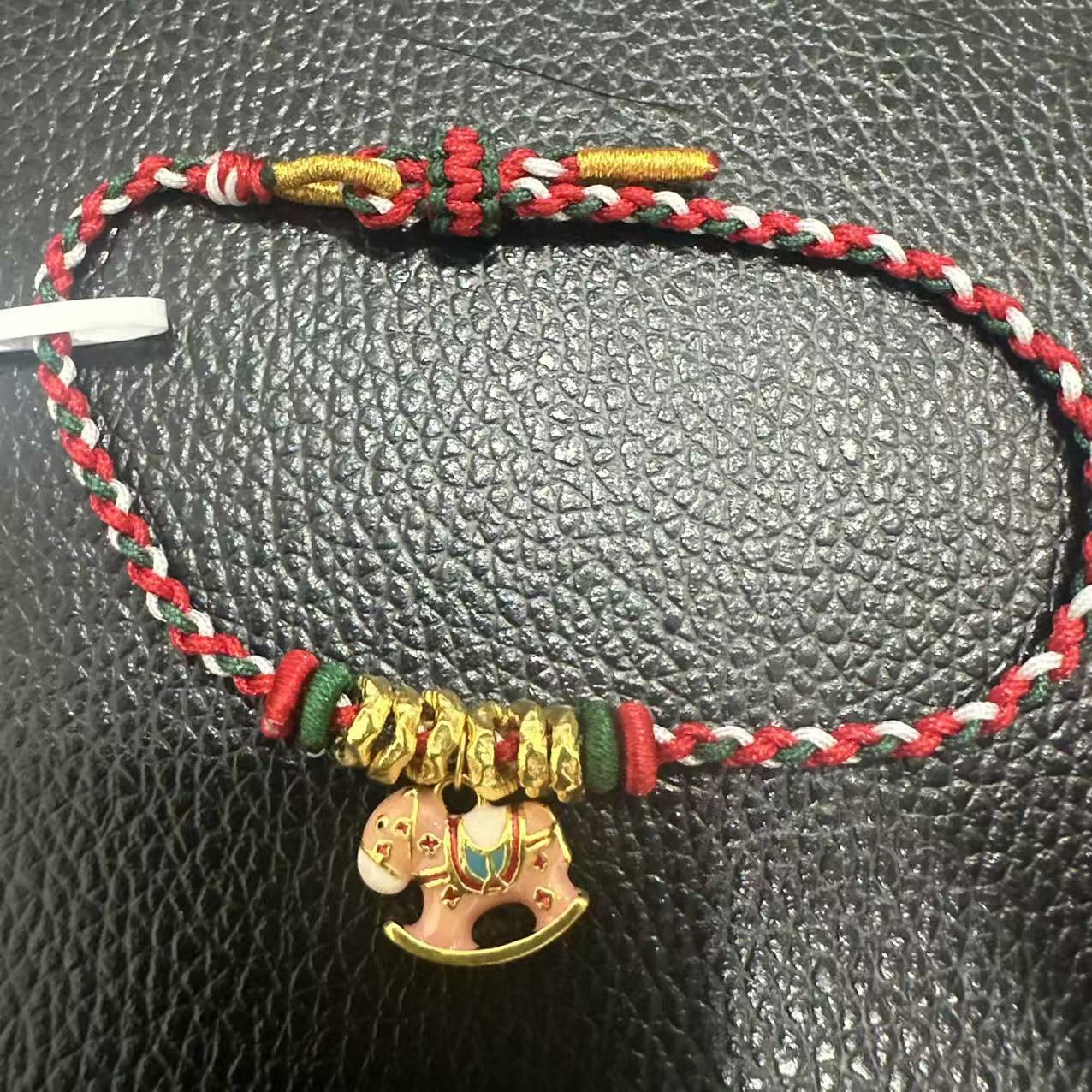 【莹莹专享】足金999 小马盘缠 0.65  GP 纳金添福 