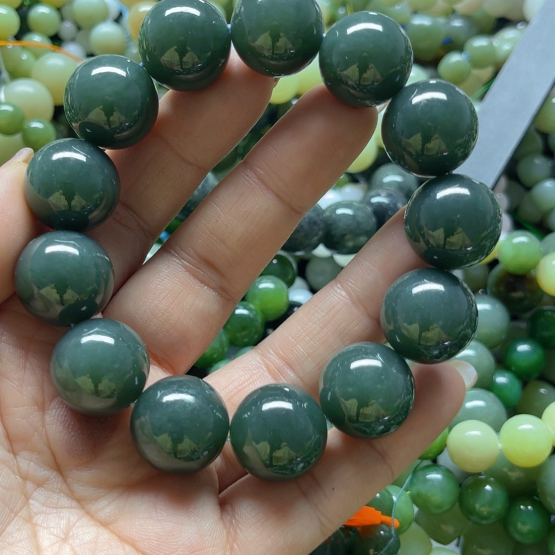 和田玉手链未镶嵌