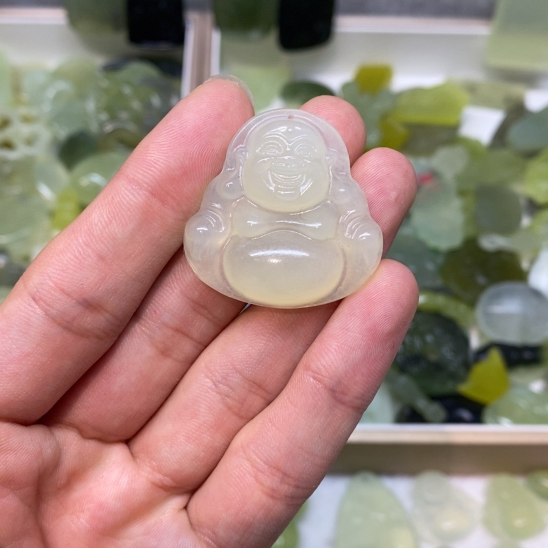 岫玉未镶嵌吊坠(不含链)