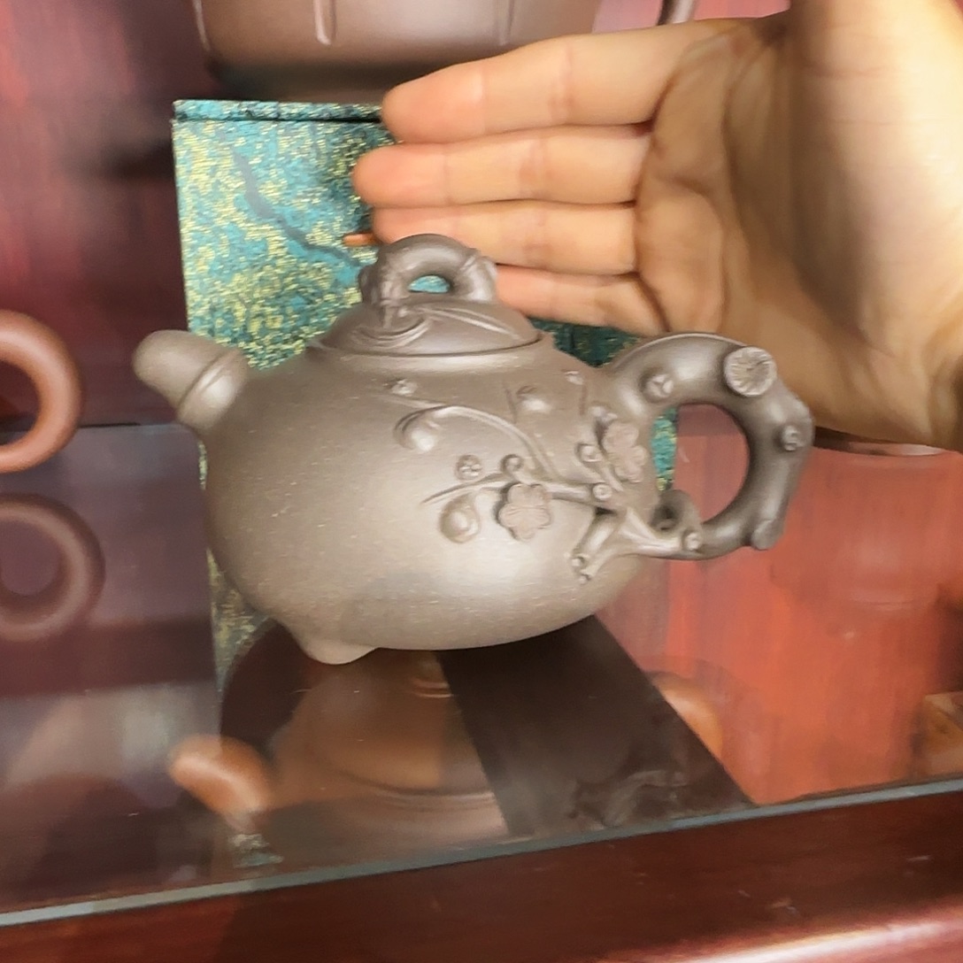 股***心紫砂茶壶宜兴紫砂壶