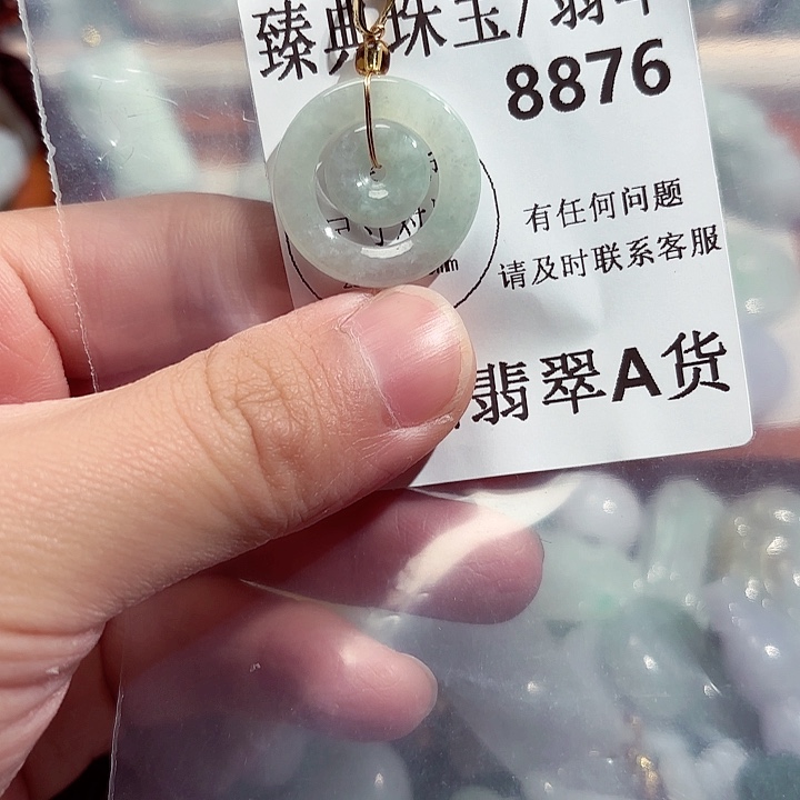 翡翠颈饰未镶嵌8876。