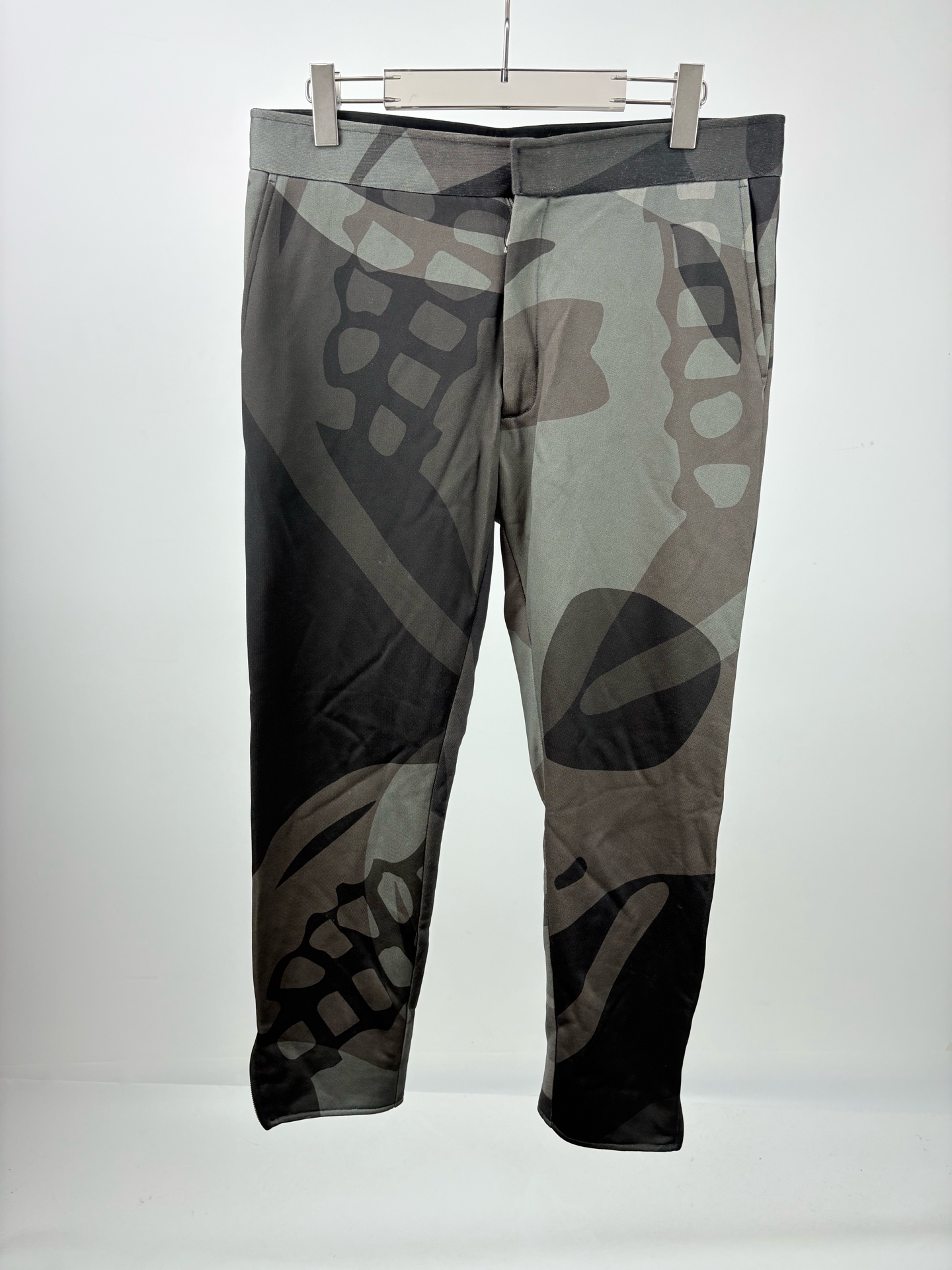 99新 YSL/圣罗兰 ALEXANDER MCQUEEN麦昆迷彩长裤 L码 99新 14302