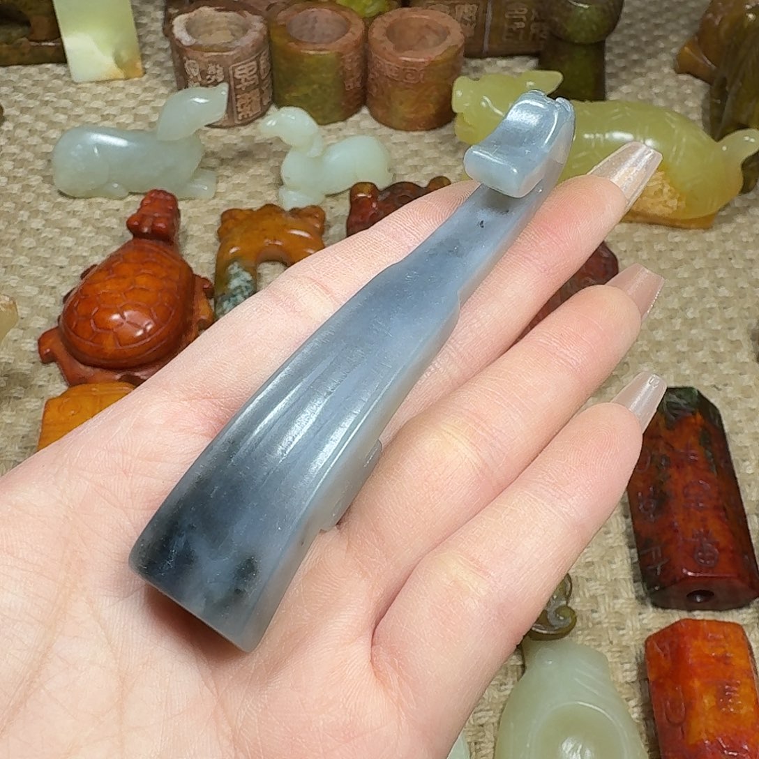 白玉菩提吊坠挂件