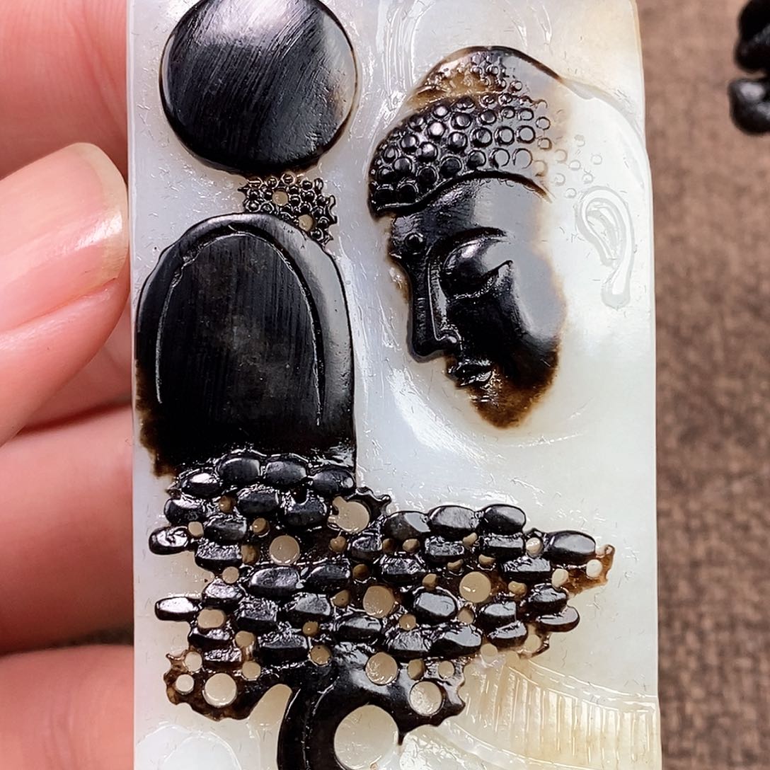 和田玉挂件未镶嵌