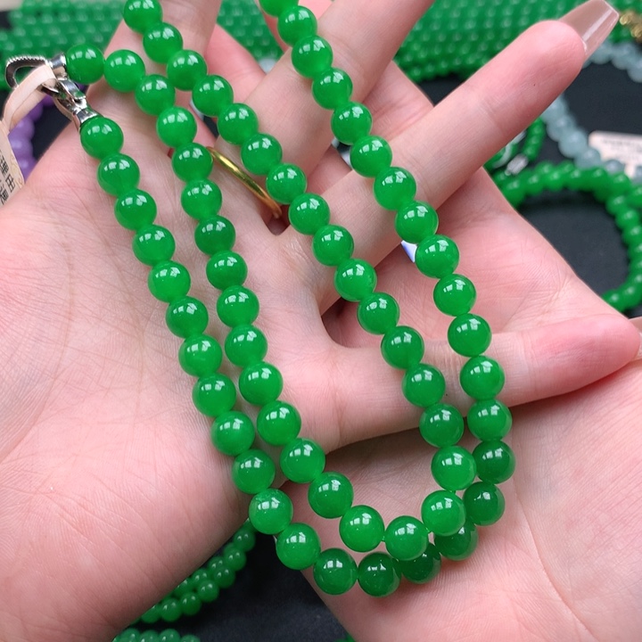 秦***峰缅料卡8项链 一物一证