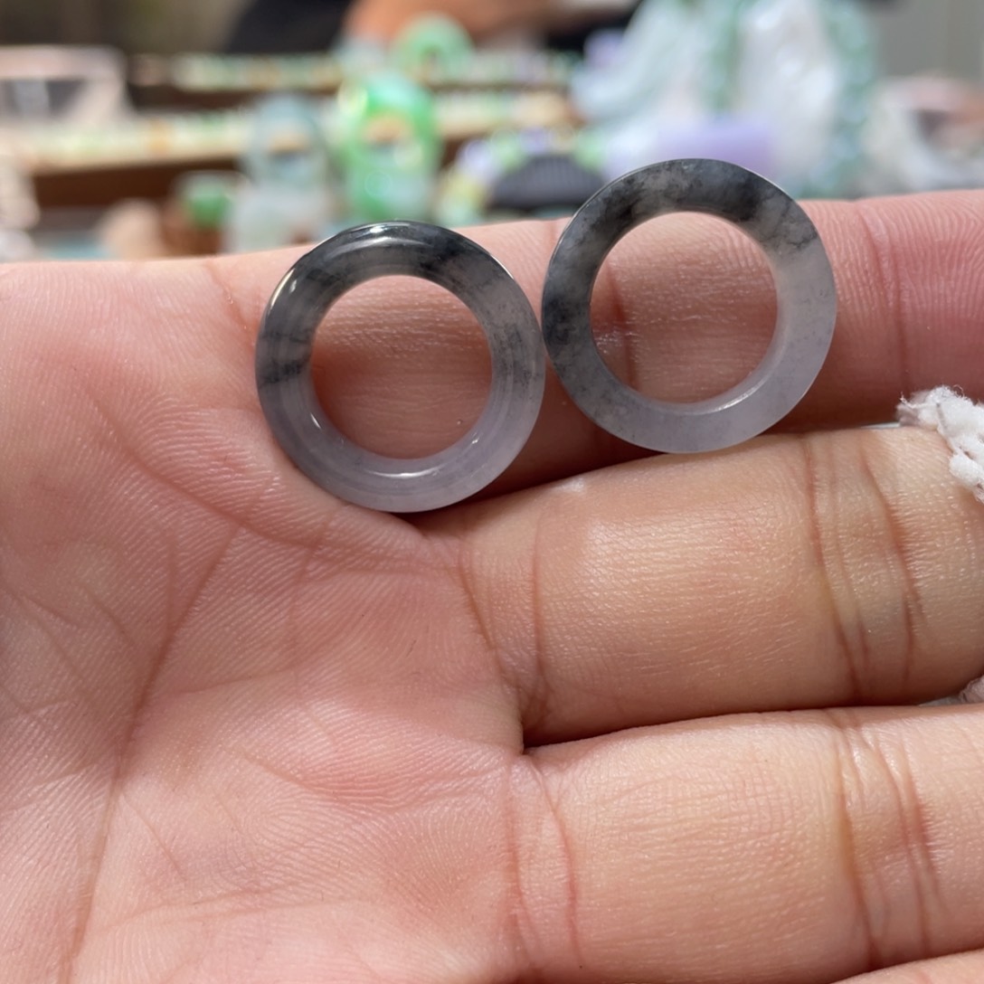 定制翡翠未镶嵌圈口3-6