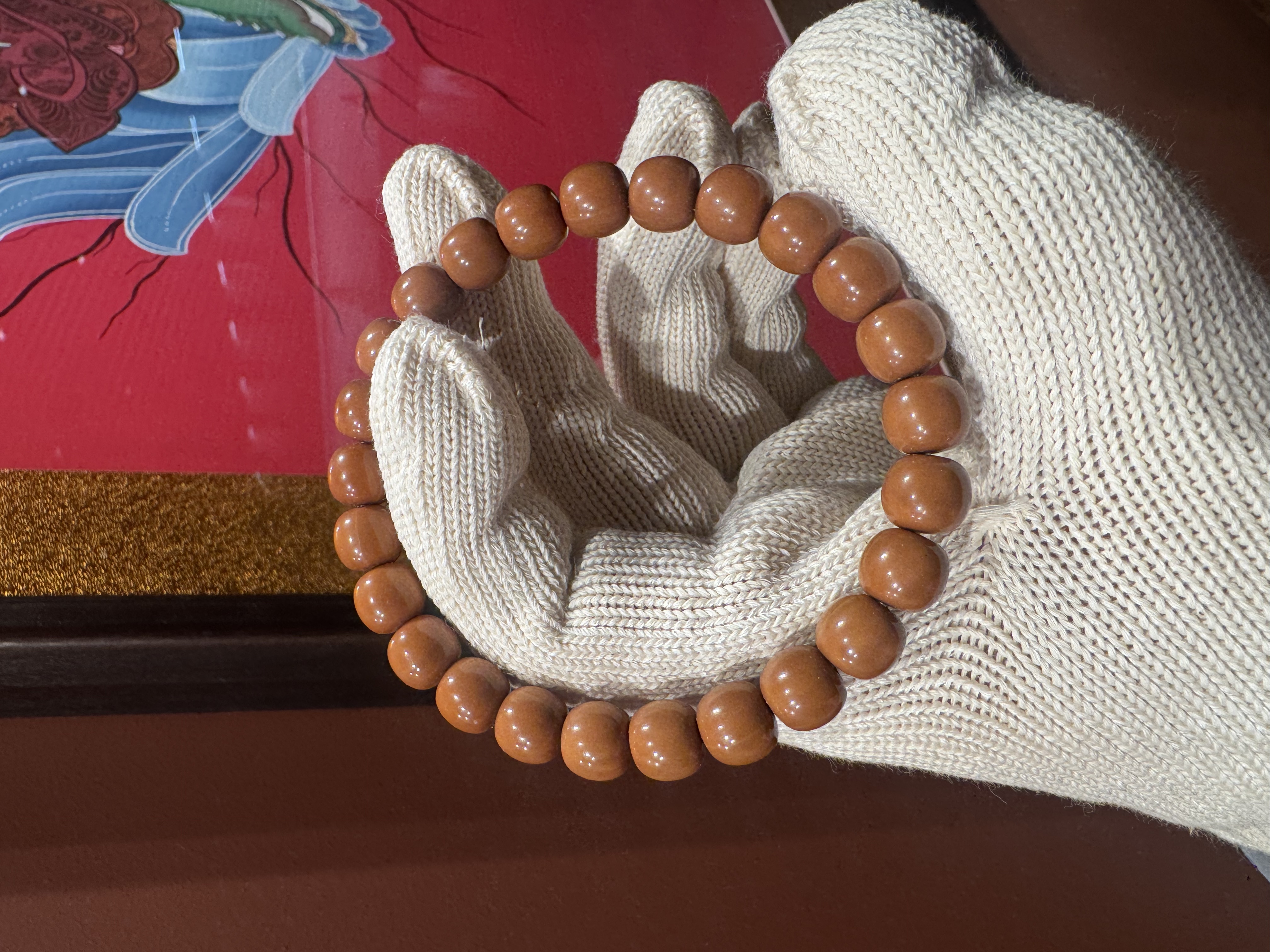 福佑 猴头老型手串 