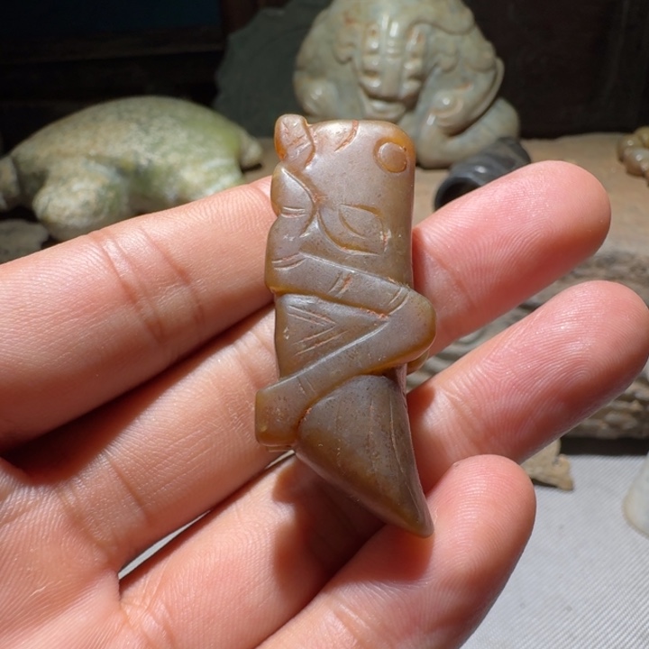 啊***和田玉（糖玉）未镶嵌挂件