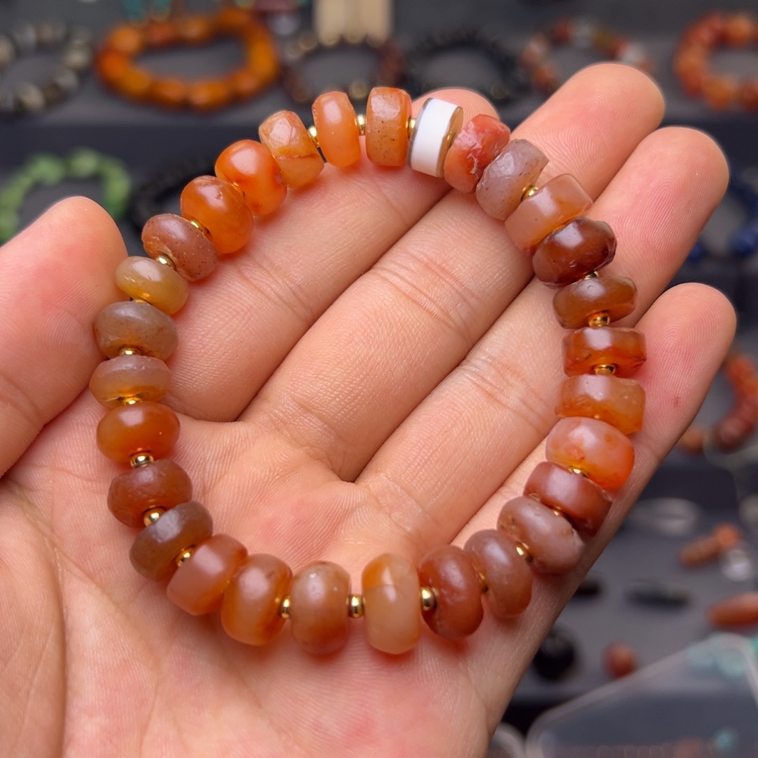 玛瑙/玉髓合金手链