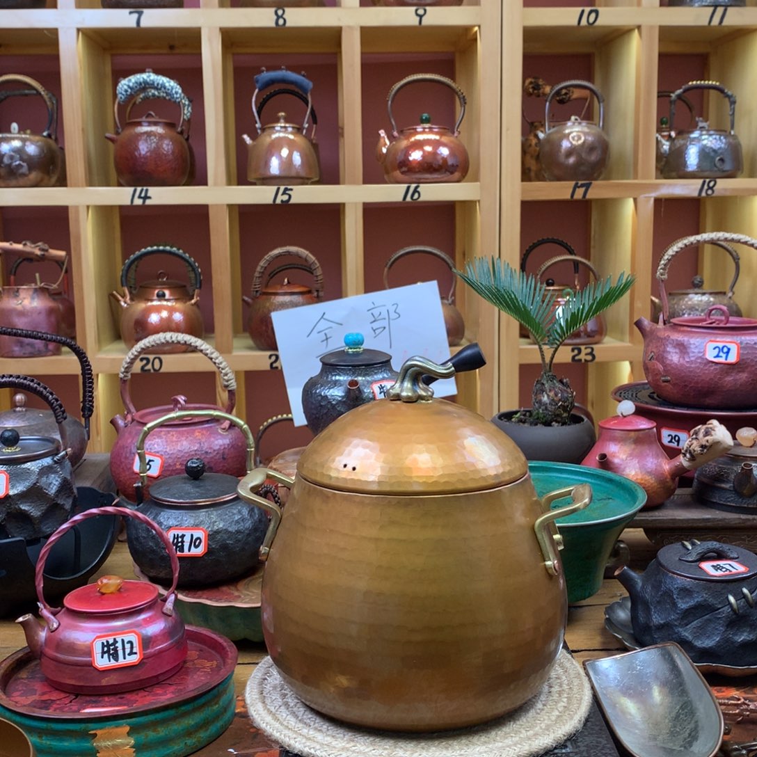 自然包浆色南瓜精品铜锅