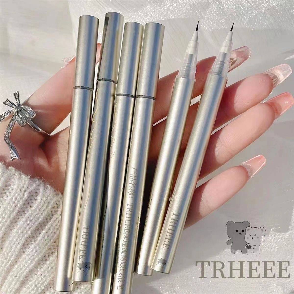 【拍一发三】极细眼线笔防水防汗持久不晕染眼线液笔画下睫毛卧蚕笔