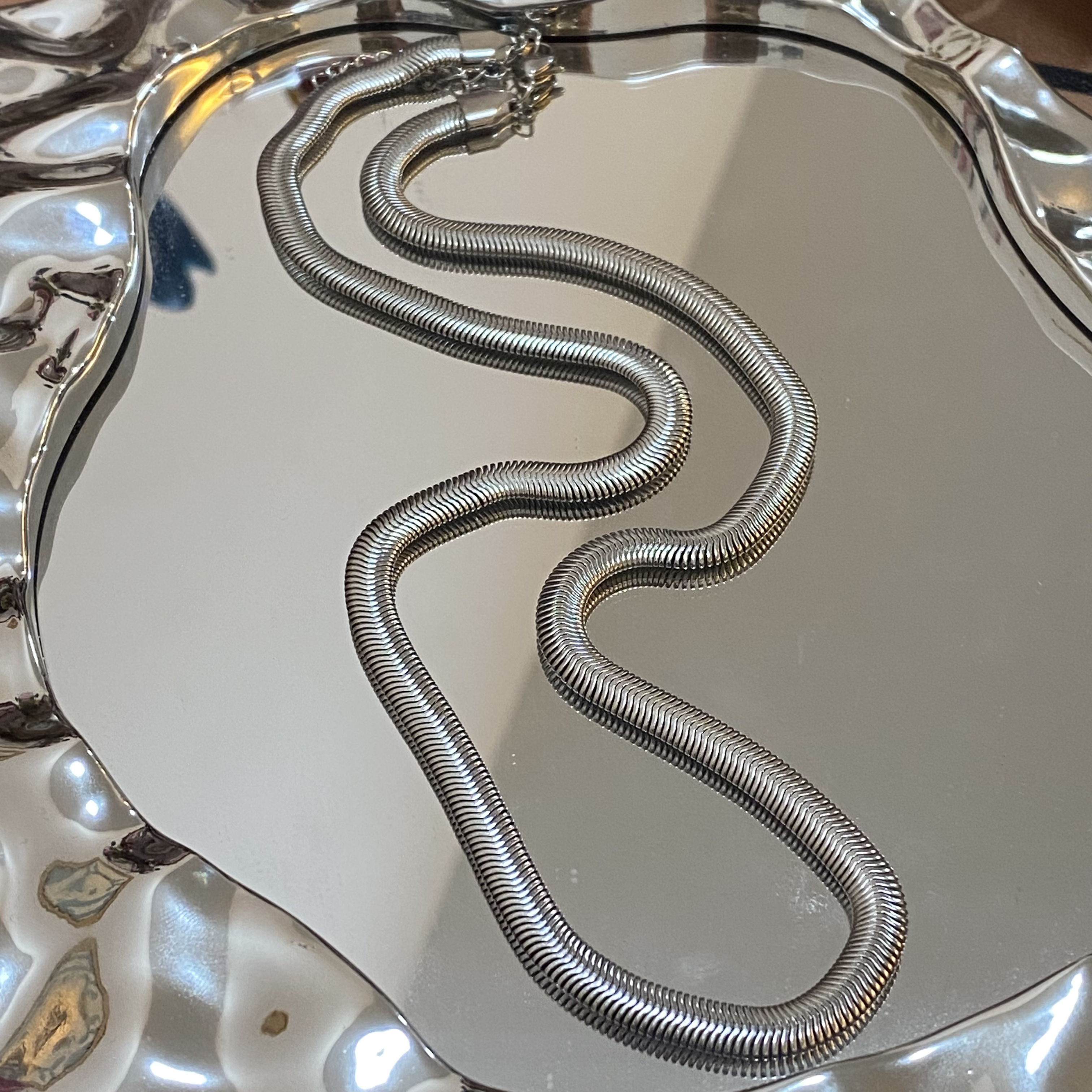 钛钢项链 iLaruN新款钛钢蛇骨链