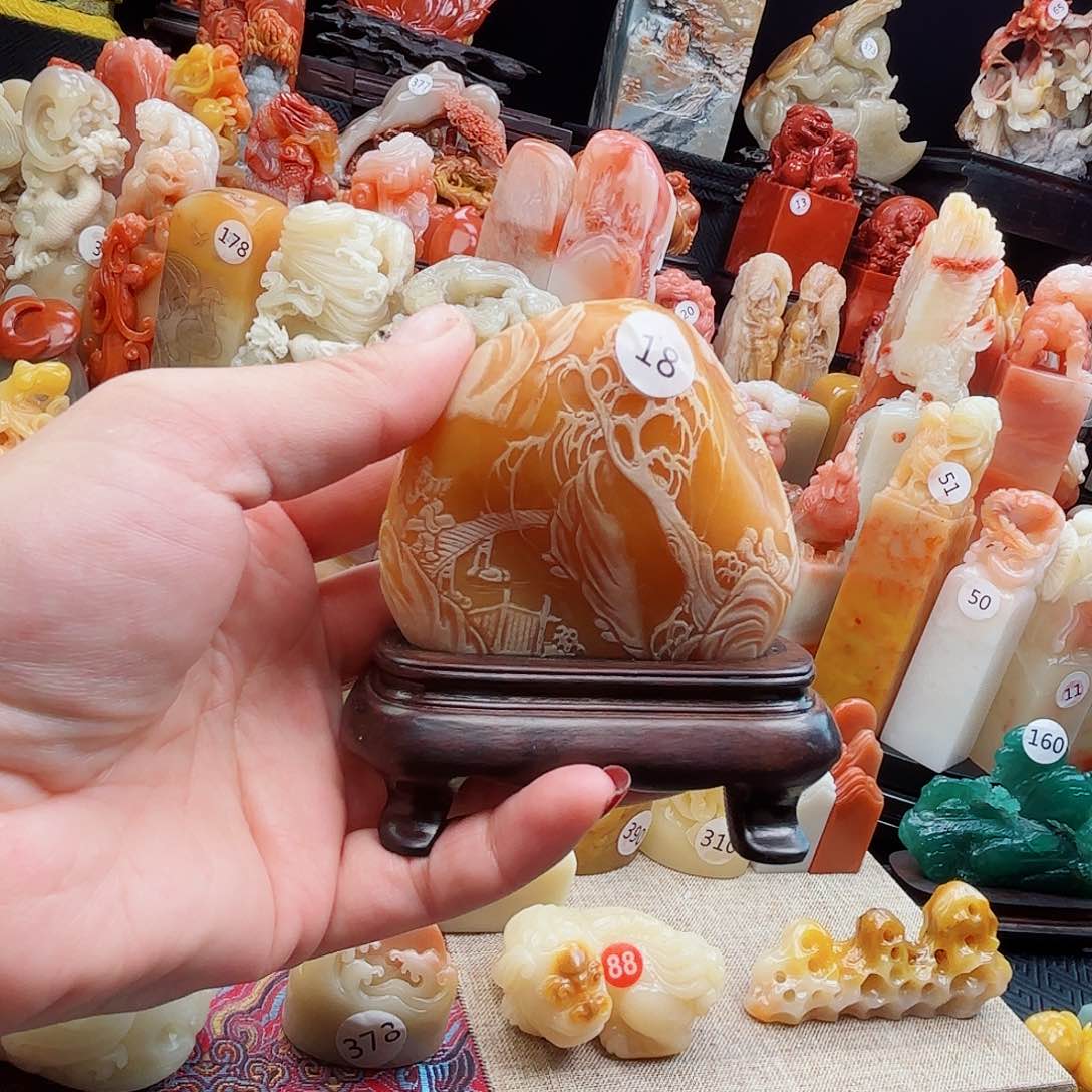 寿山石印石寿山石印章