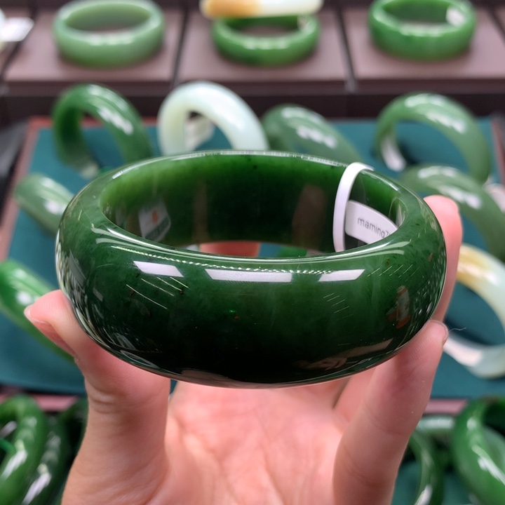 未镶嵌手镯和田玉（碧玉）5859