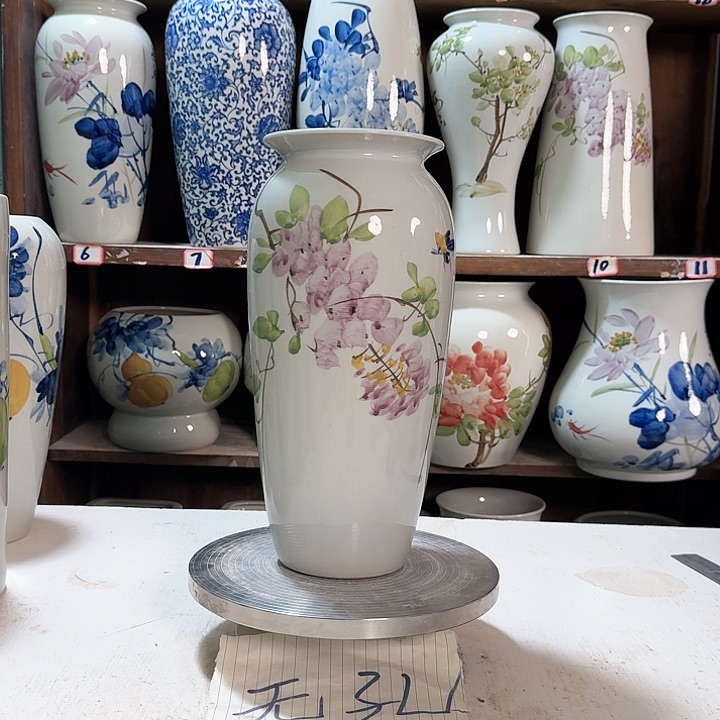 瓶高32紫藤 新款陶瓷陶瓷