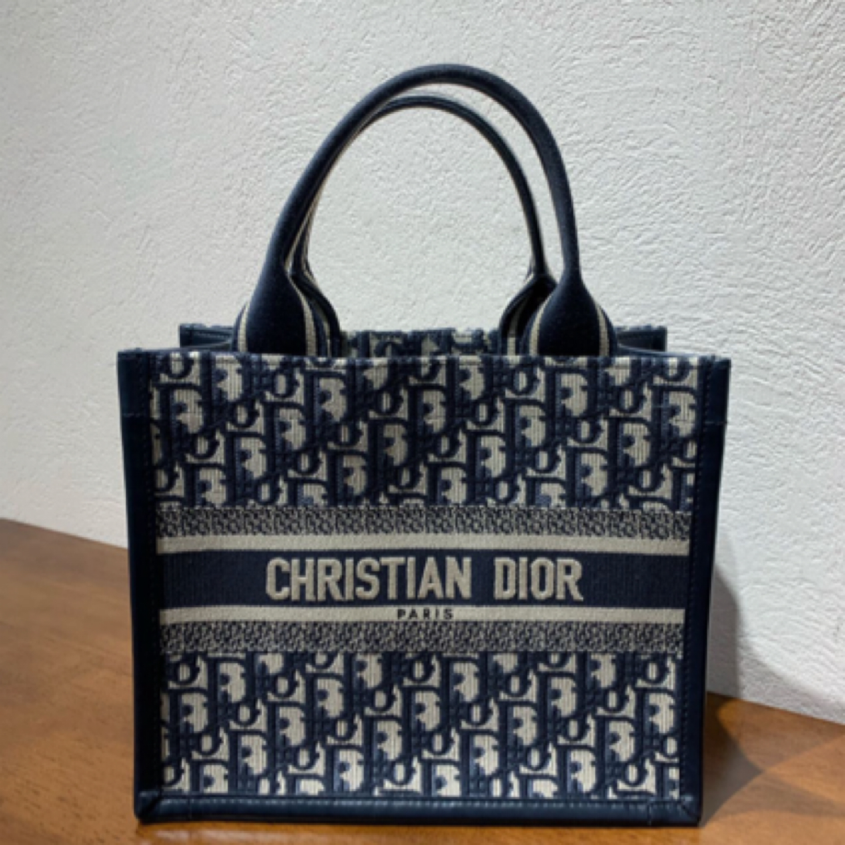 99新 DIOR/迪奥 老花拼皮Book Tote 托特小号