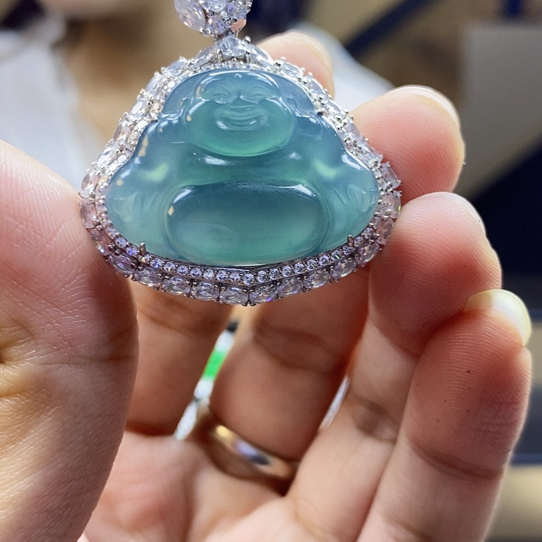 颈饰未镶嵌翡翠佛公