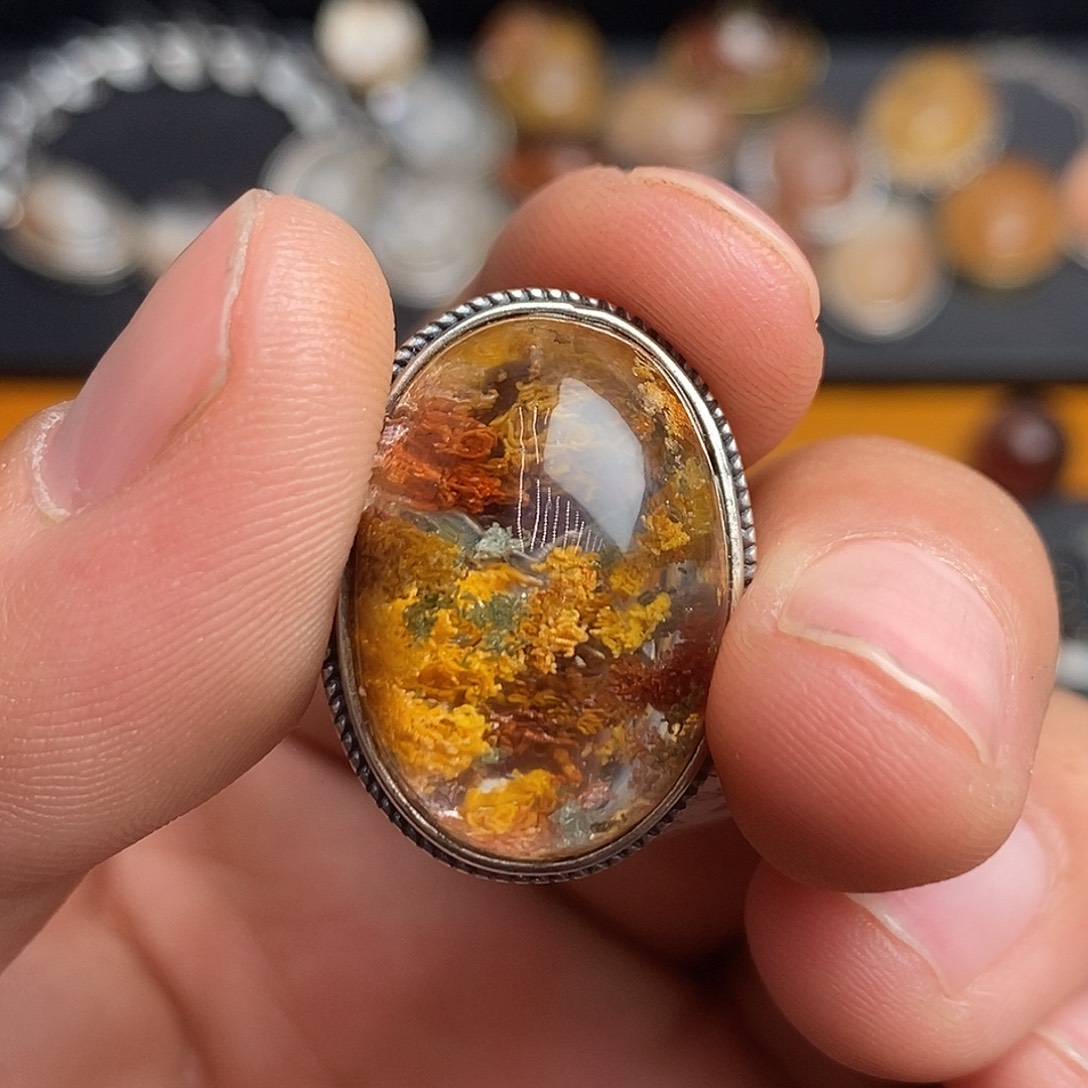 水晶吊坠(不含链)银S925镶嵌给***波