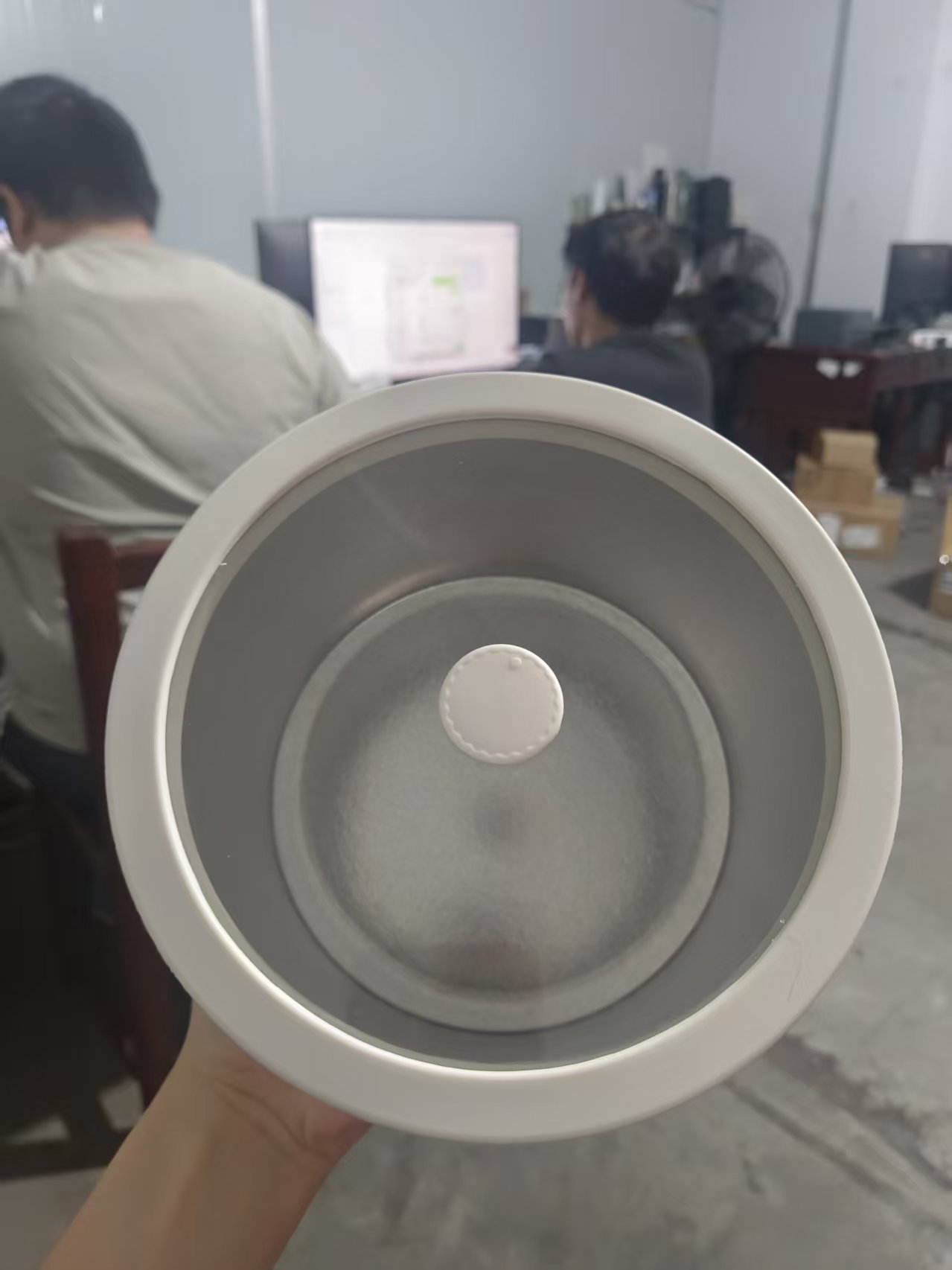 纯钛冰花银色2L保鲜盒